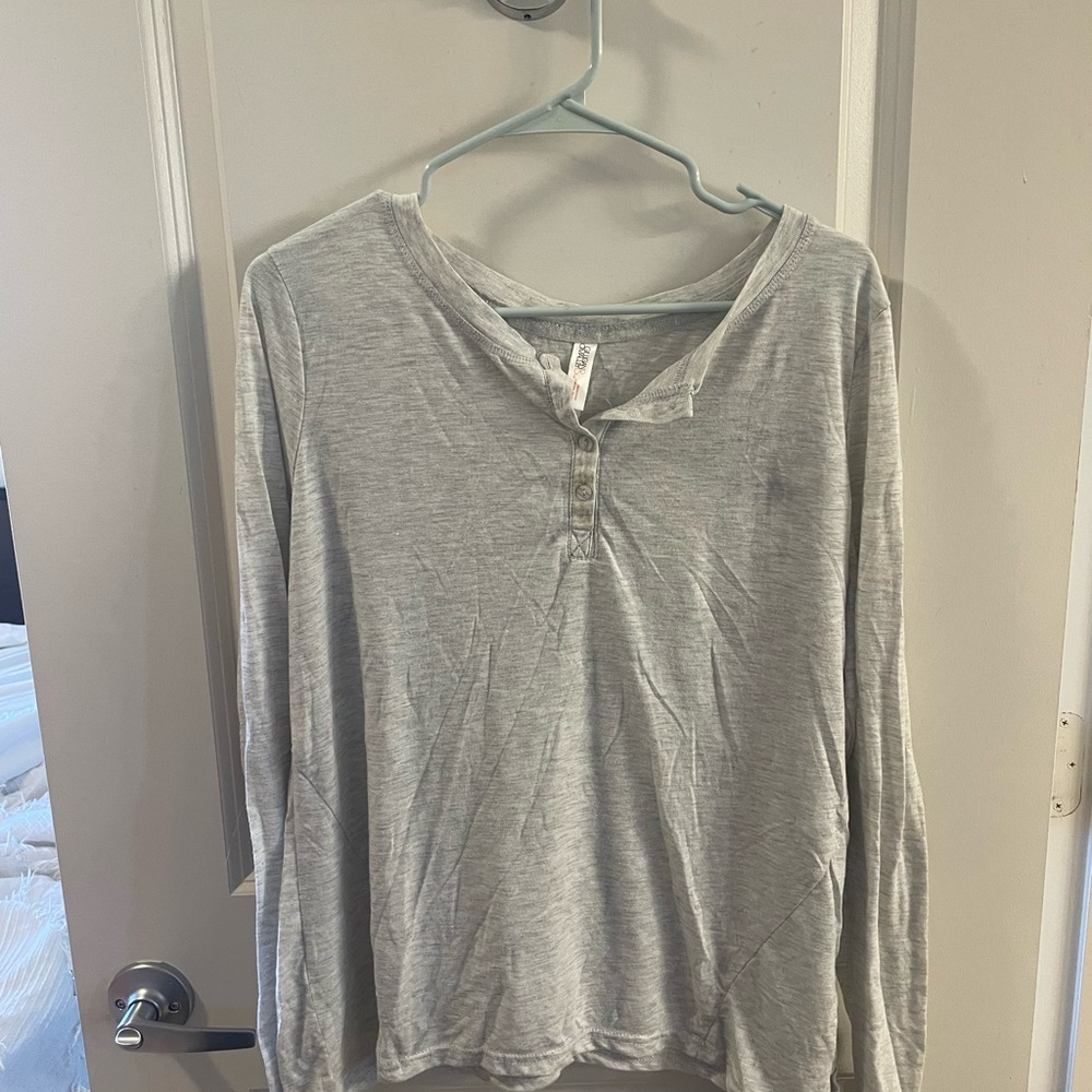 Grey Sleep Shirt
